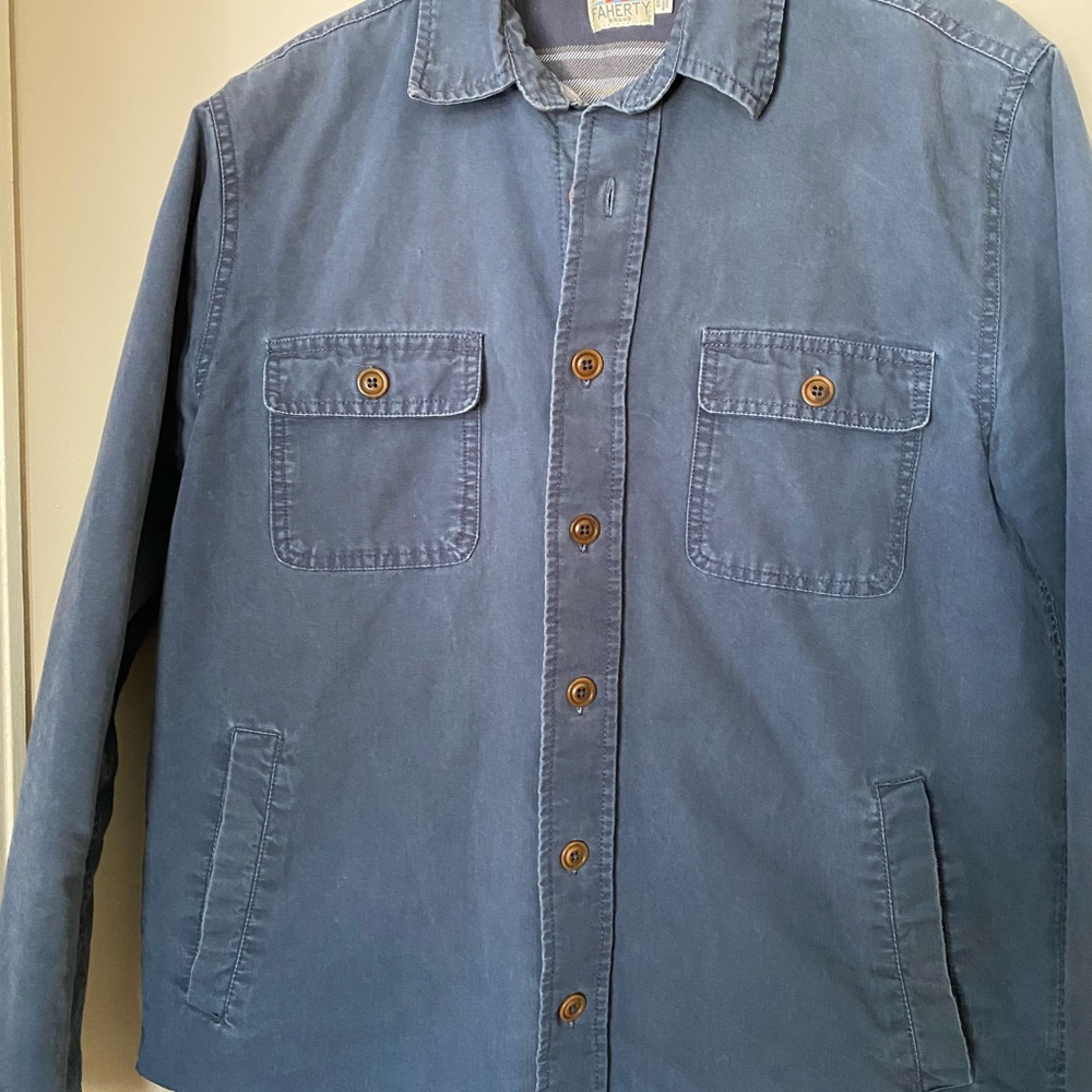 Faherty Brand Shirt Jacket (S)